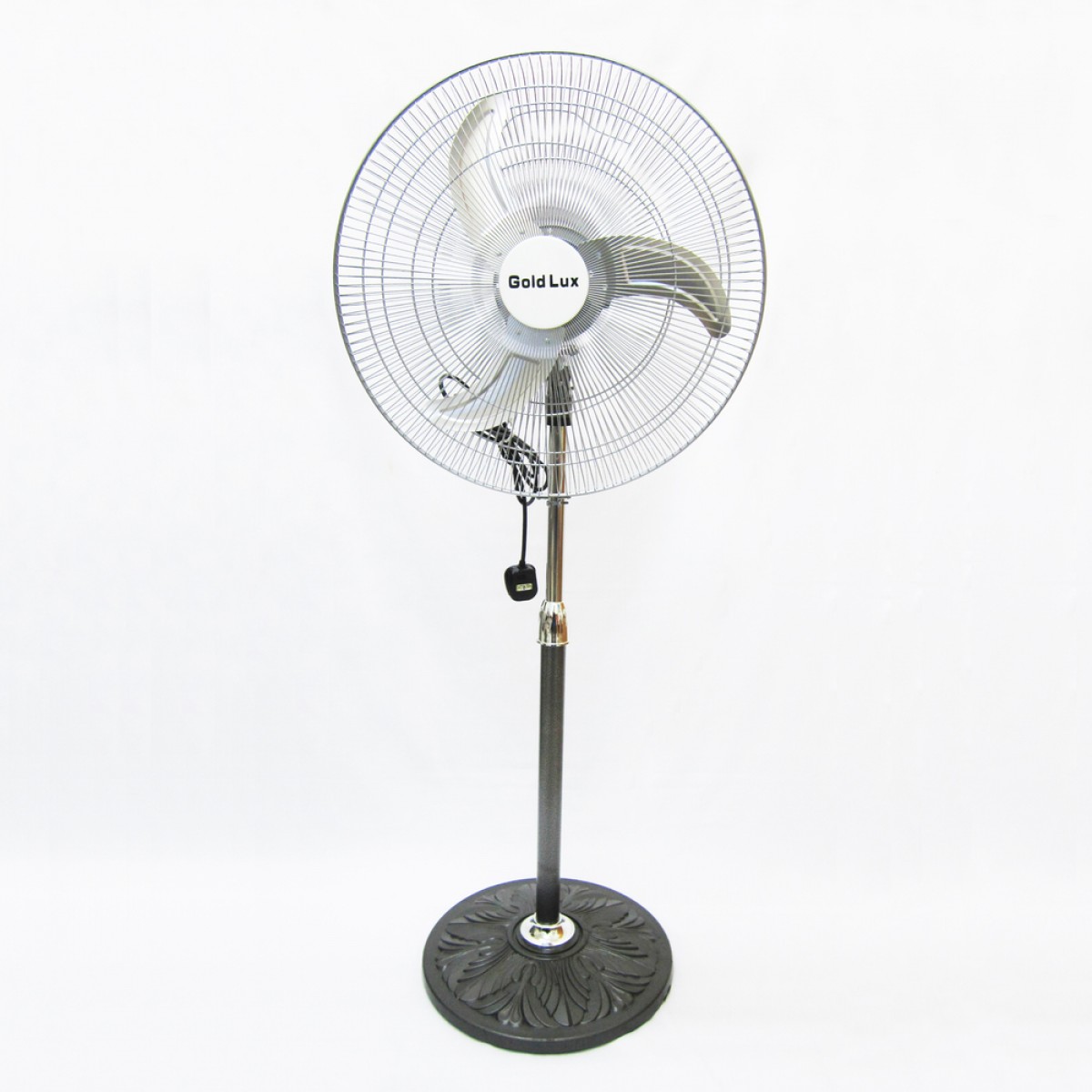GOLD LUX 18inch Industrial Stand Fan 3 Speeds (Grey)