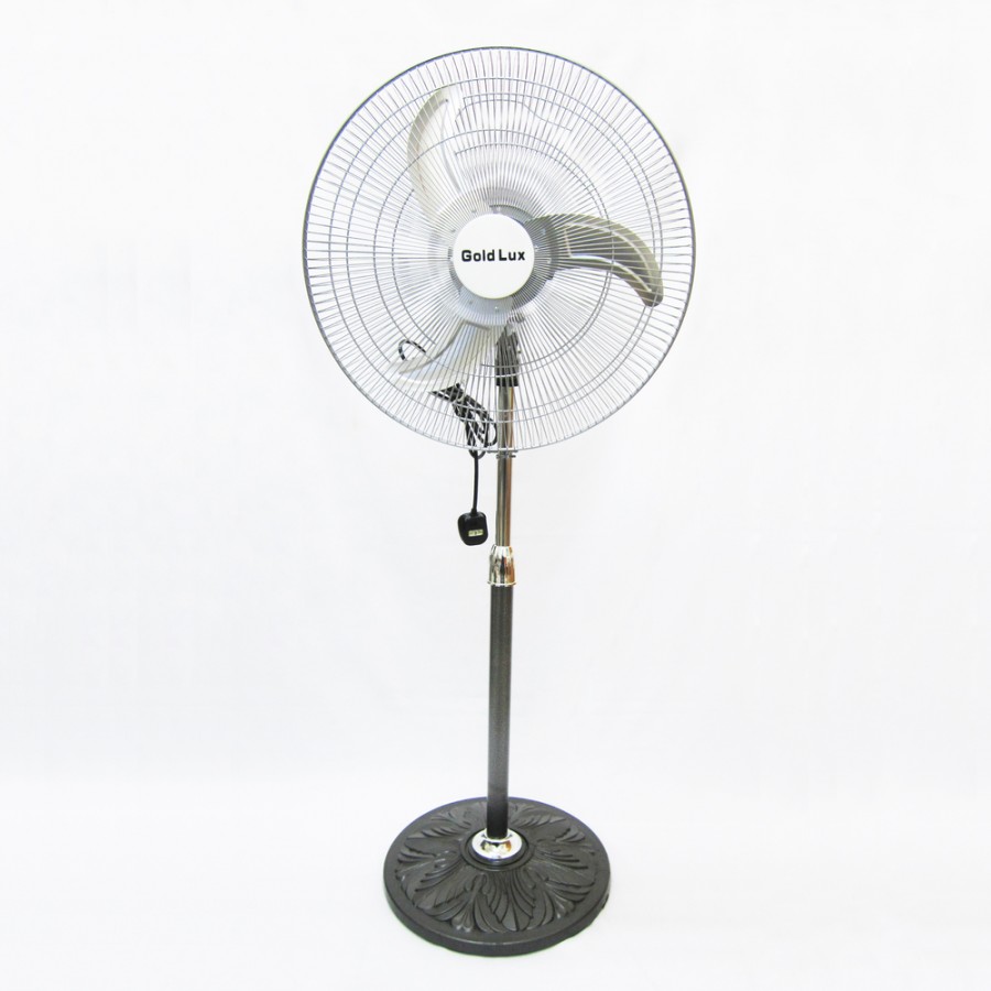 GOLD LUX 18inch Industrial Stand Fan 3 Speeds (Grey)