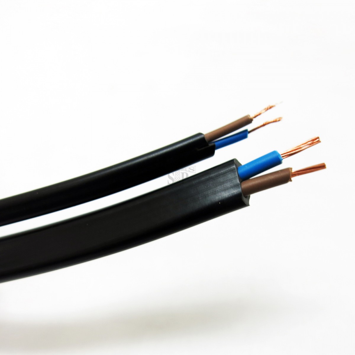 GDL Pure Copper 23/0.15 x 2 Core VDE PVC Insulated PVC Sheathed Twin