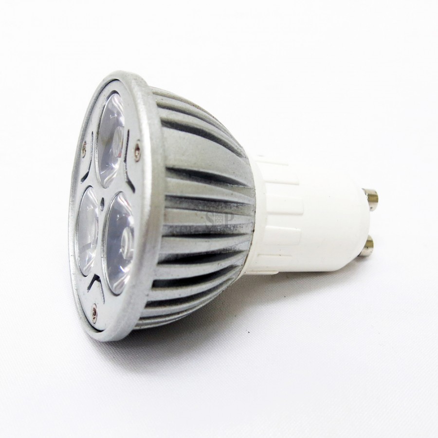 240V GU10 3W (3x1W) MR16 SMD LED Bulb