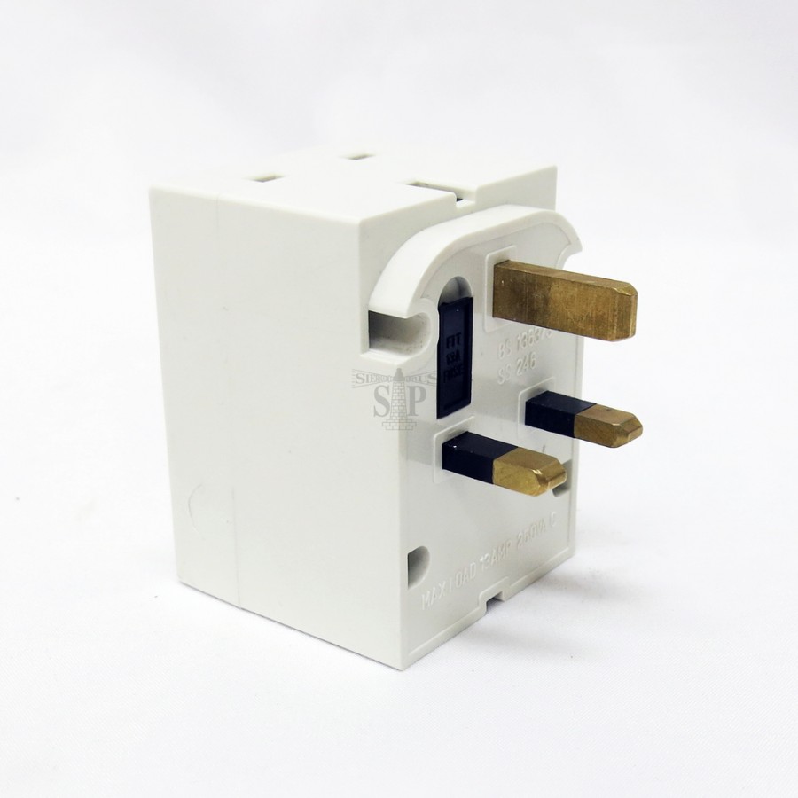 SWE 13Amp 3 Way Adaptors (White)