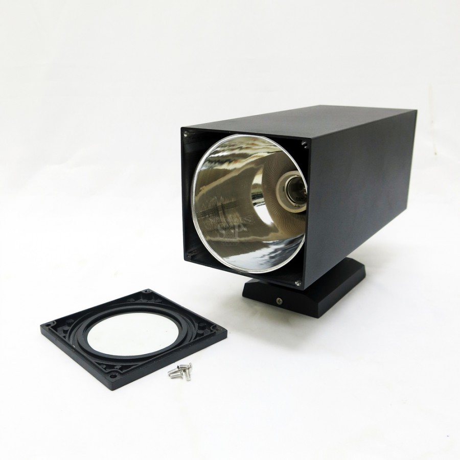 2511/120 E27 Par 30 Outdoor Wall Lamp/Weatherproof Fitting (Black ...