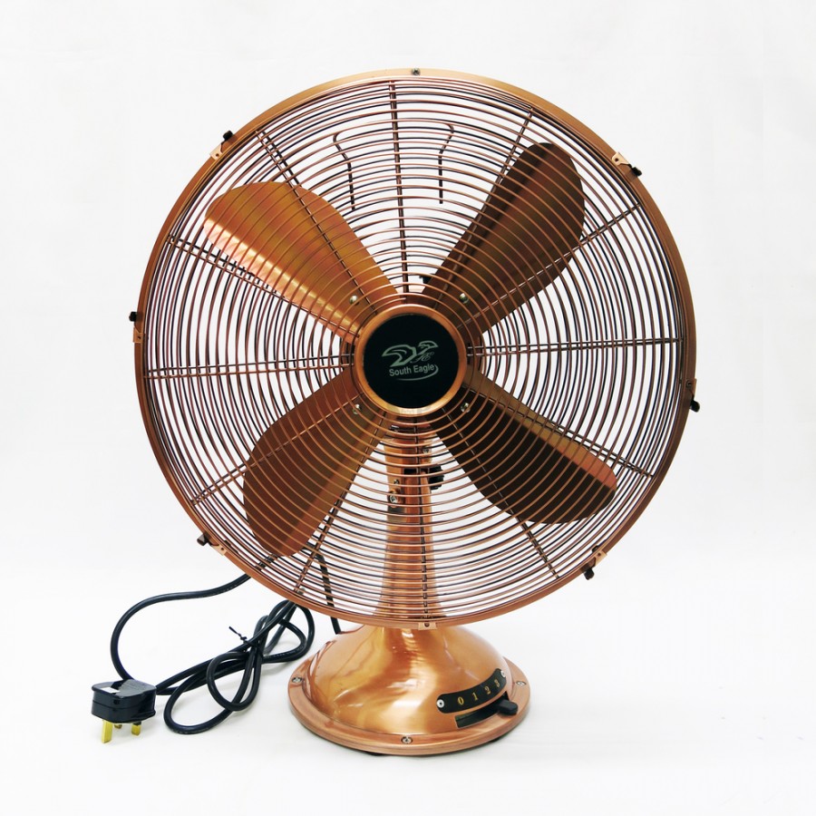 South Eagles 16inch Table Fan (Antique) [3 Speed]