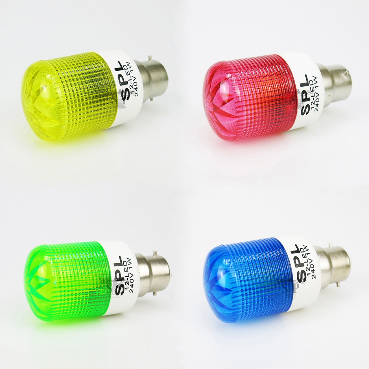 SPL B22 1W 12 Lite LED Neon Bulb/Night Light Bulb