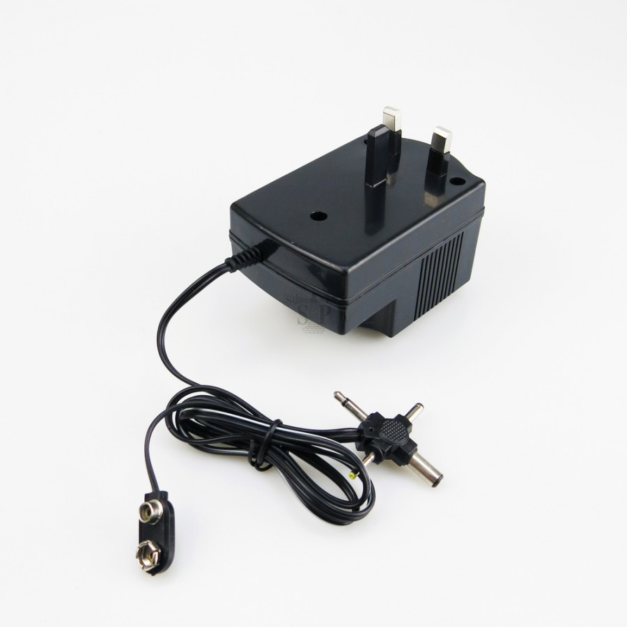 MW 2008 1200mA AC to DC Converter/Adaptor Plug (Black)