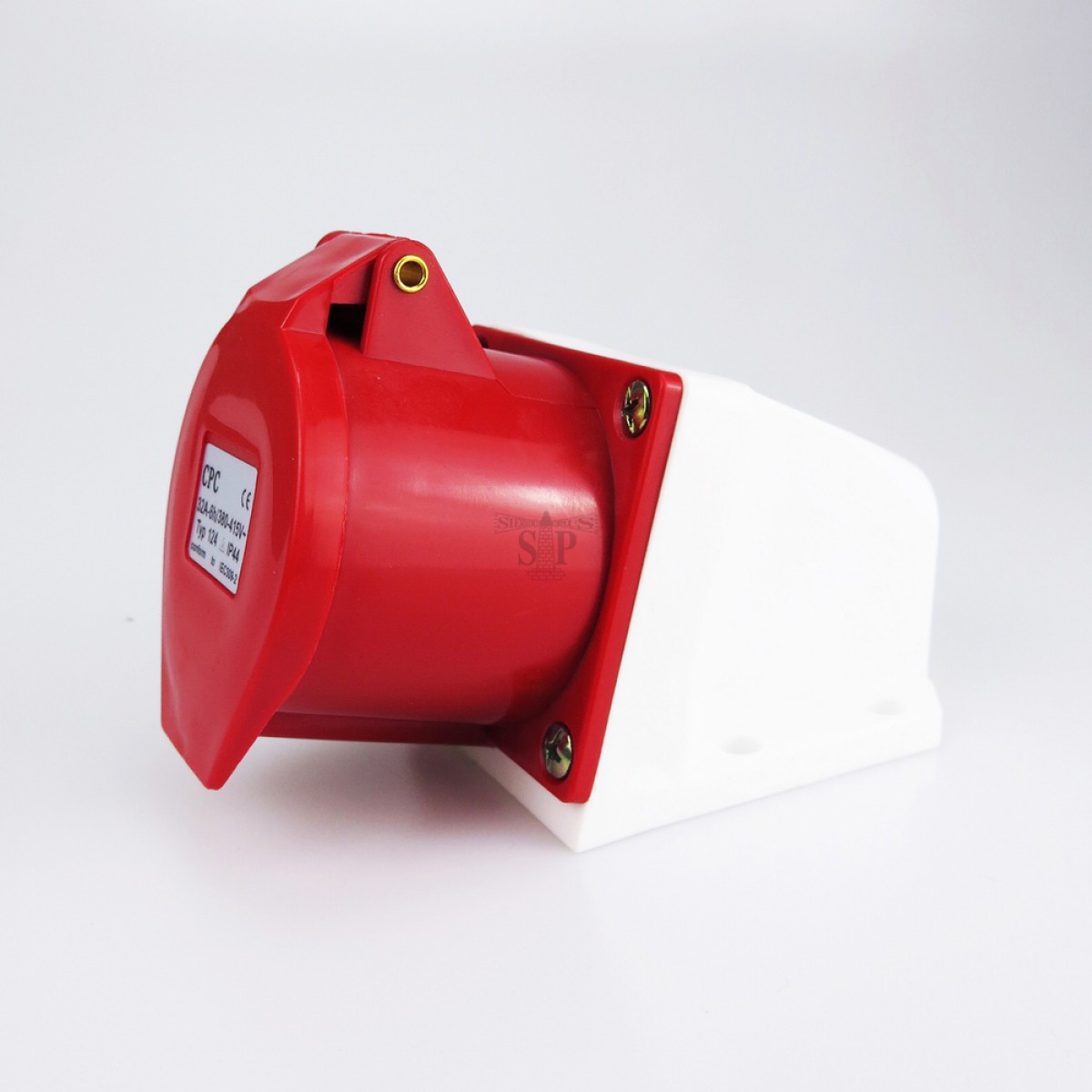 CPC 16A32A 4P Industrial Wall Socket (Red)