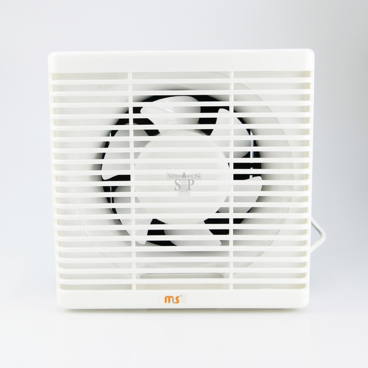 MS 6inch Wall Type PVC Exhaust Fan c/w Louver (White)