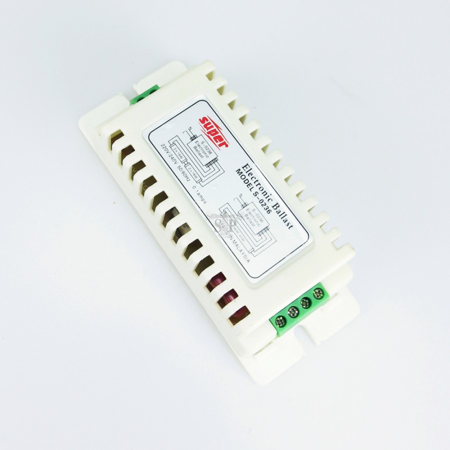 SUPER S0236 40W Electronic Choke / Ballast (White) For Fluorescent Tube