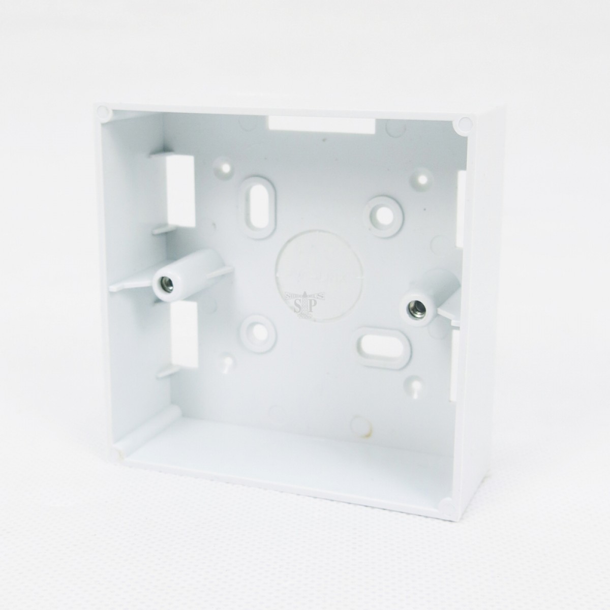 PVCLINK 3inch x 3inch PVC Nut Box [Surface Type] (White)