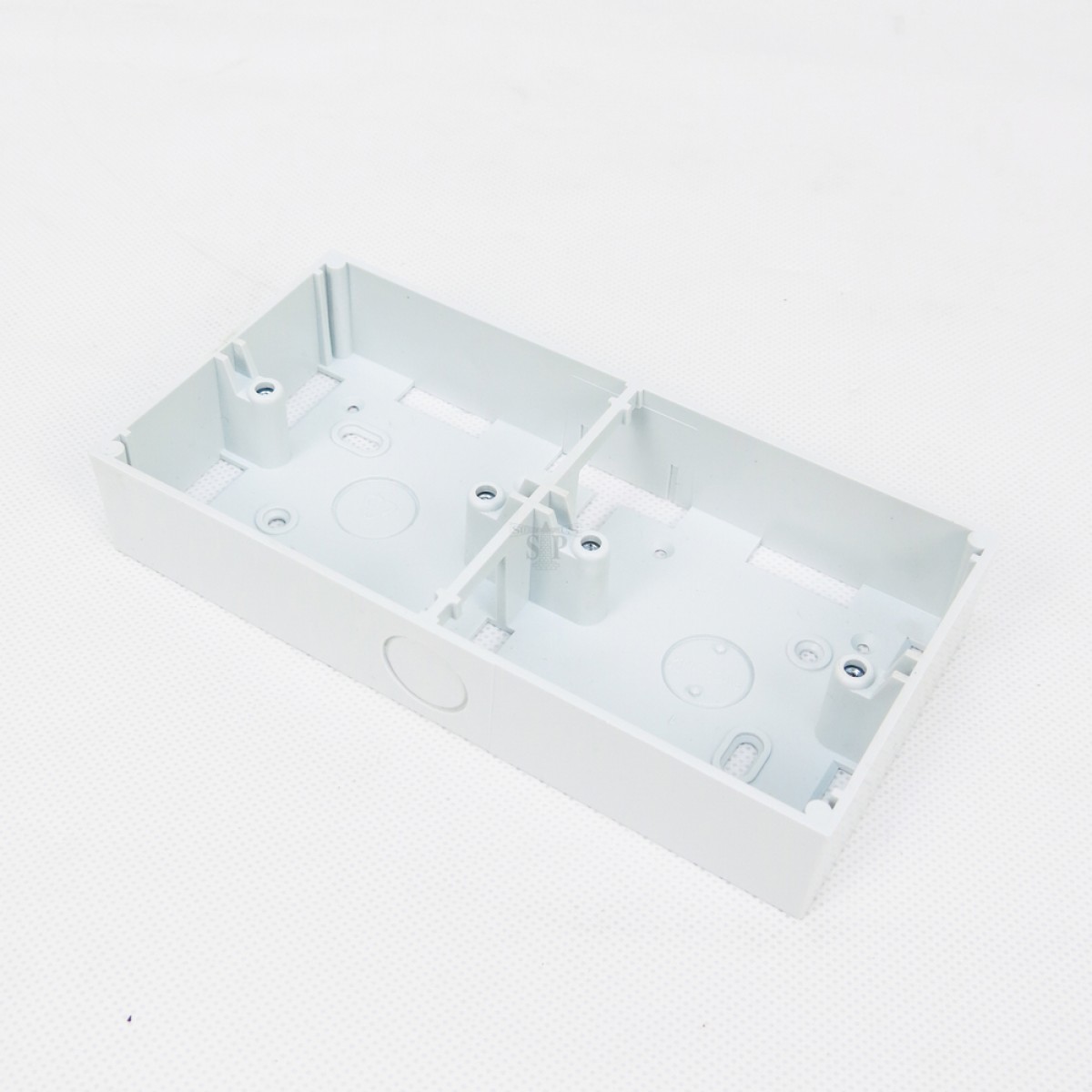 PVCLINK 3inch x 7inch PVC Nut Box [Surface Type] (White)
