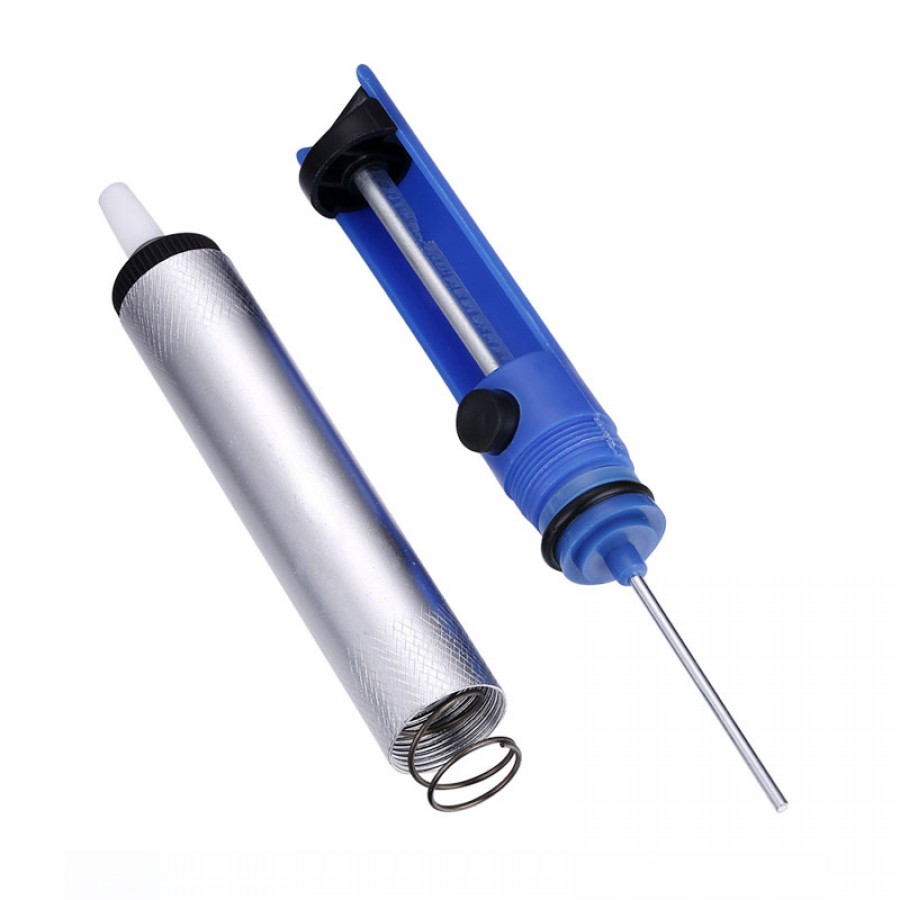 Semi Aluminum Metal Desoldering Pump/Vacuum (Blue)