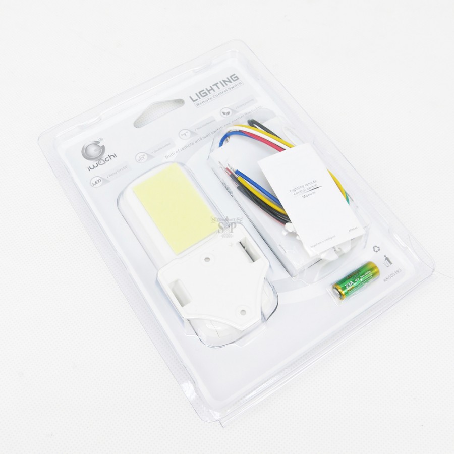 Iwachi YA4E 4 Channels Lighting Remote Control Switch (White)