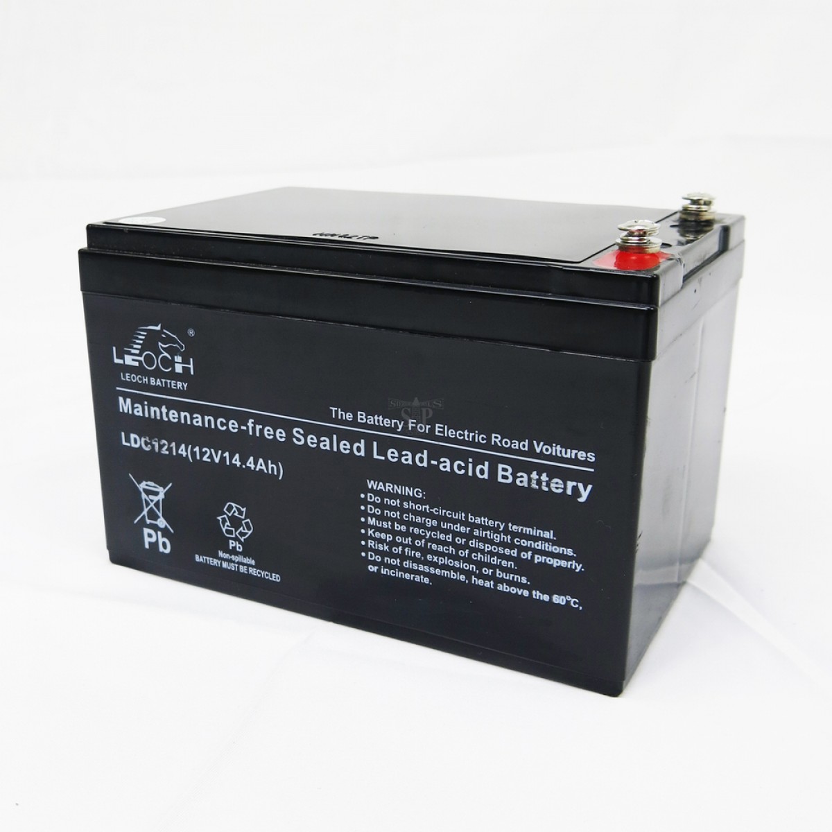 LEOCH LDC1214 12V 14AH MaintenanceFree Deep Cycle Sealed LeadAcid Battery