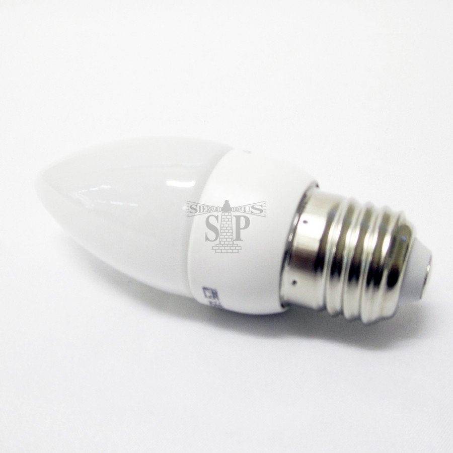 3W E27 LED Candle/Bullet Bulb (Frosted/Opal)