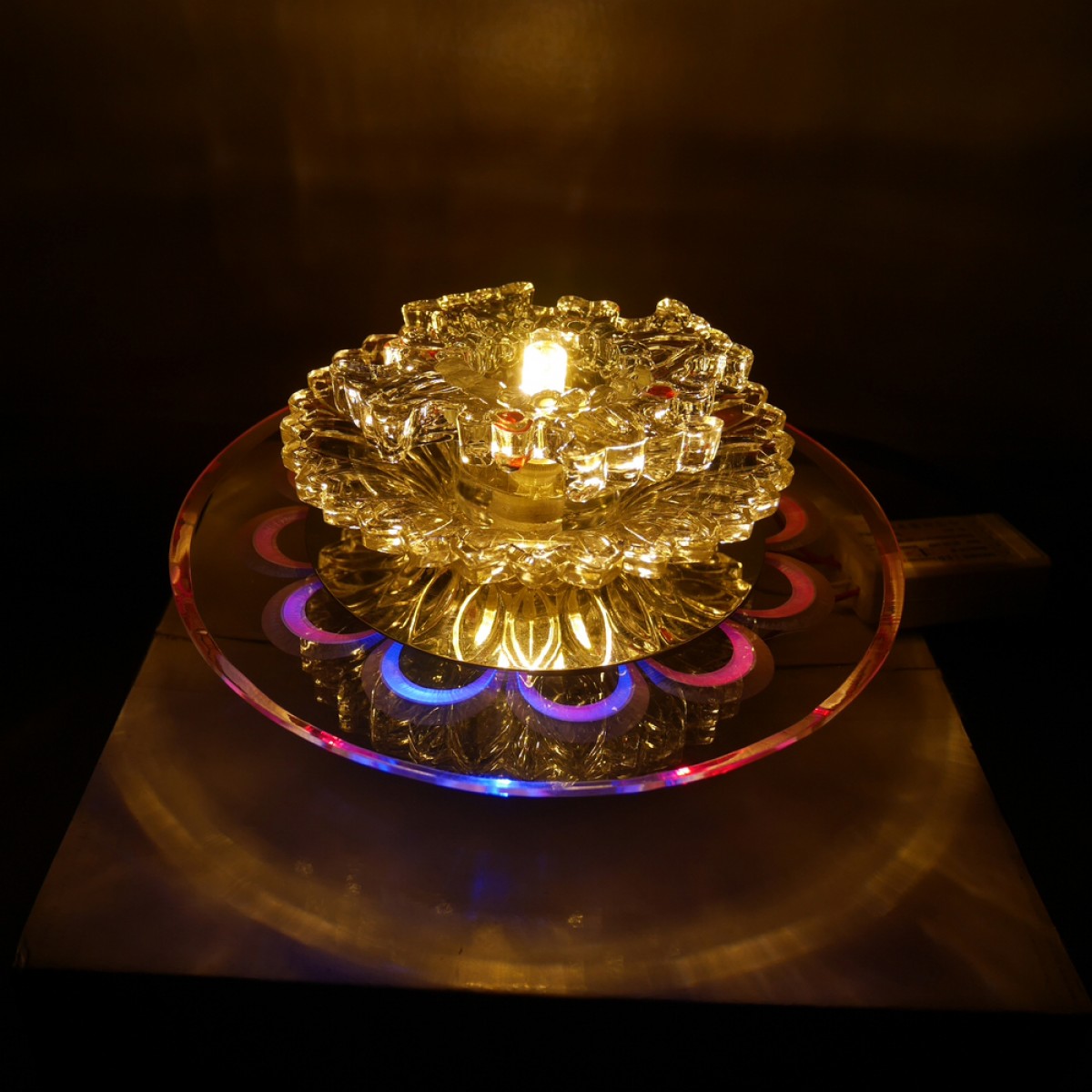 7817 Flush Mount LED Ceiling Light [Disco Light Effect] c/w 240V 1.5W