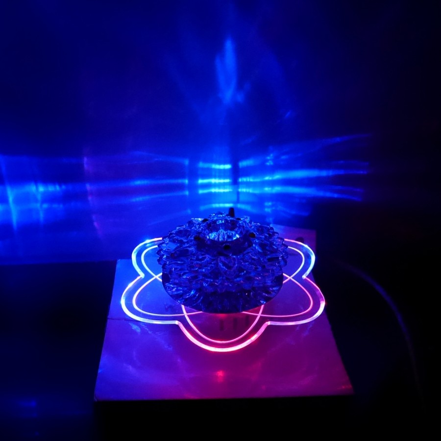 7855 Flush Mount LED Ceiling Light [Disco Light Effect] c/w 240V 1.5W