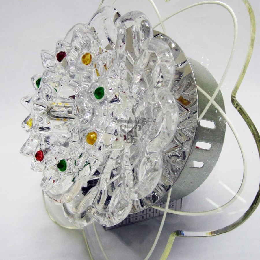 7859 Flush Mount LED Ceiling Light [Disco Light Effect] c/w 240V 1.5W