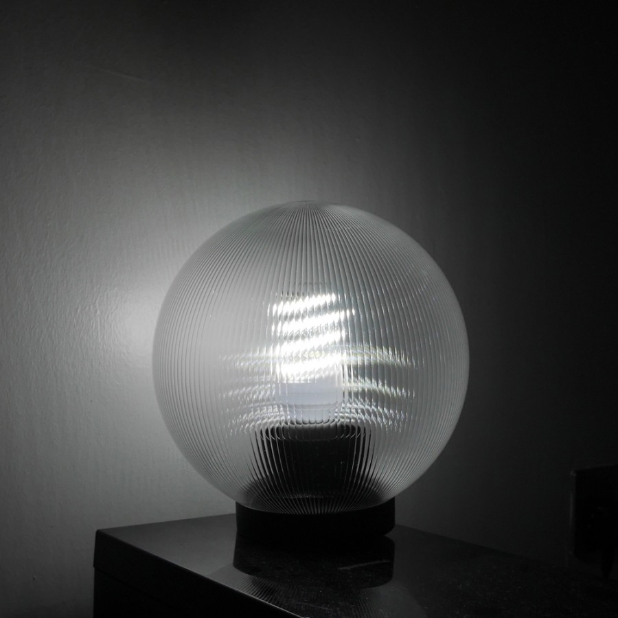 10inch E27 Outdoor Globe Light/Gate Light For Pole (Prismatic Clear)