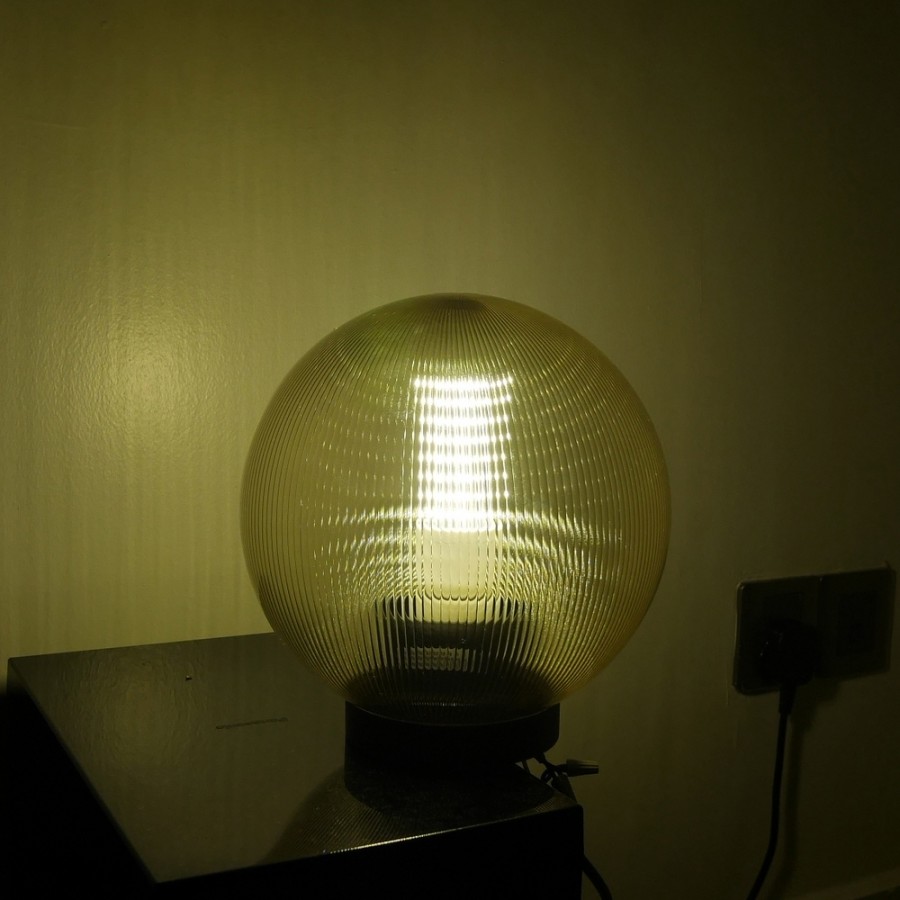 10inch E27 Outdoor Globe Light/Gate Light For Pole (Prismatic Gold)