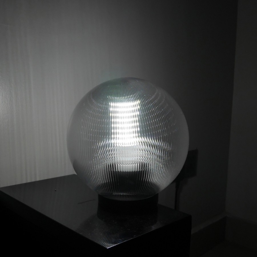 12inch E27 Outdoor Globe Light/Gate Light For Pole (Prismatic Clear)