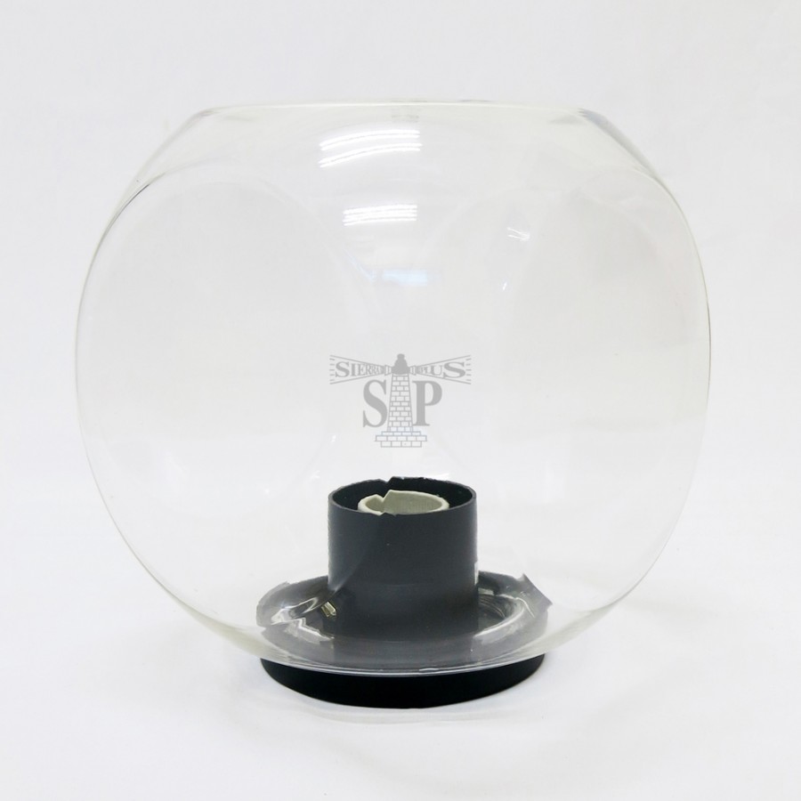 8inch Outdoor Cube Globe Light/Gate Light (Clear)