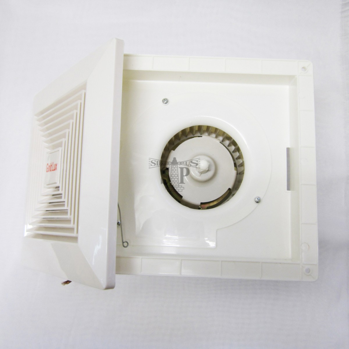 GOLD LUX 12inch Ceiling Type PVC Exhaust Fan Pipe Type (White)