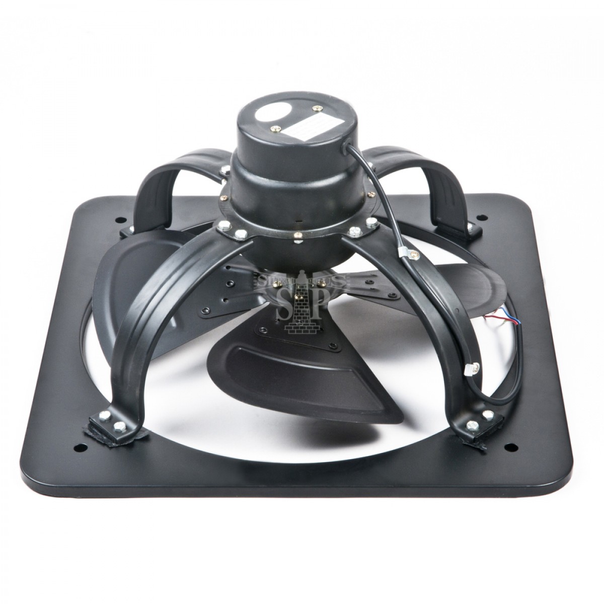 GOLD LUX 12inch Wall Type Industrial Light Duty Exhaust Fan (Black)