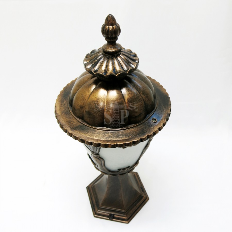 0904 Classic Outdoor Stand Gate Lamp For Pole / Pillar (Antique Bronze)