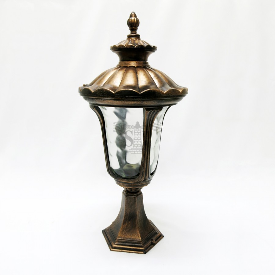 1813 Classic Outdoor Stand Gate Lamp For Pole / Pillar (Antique Bronze)