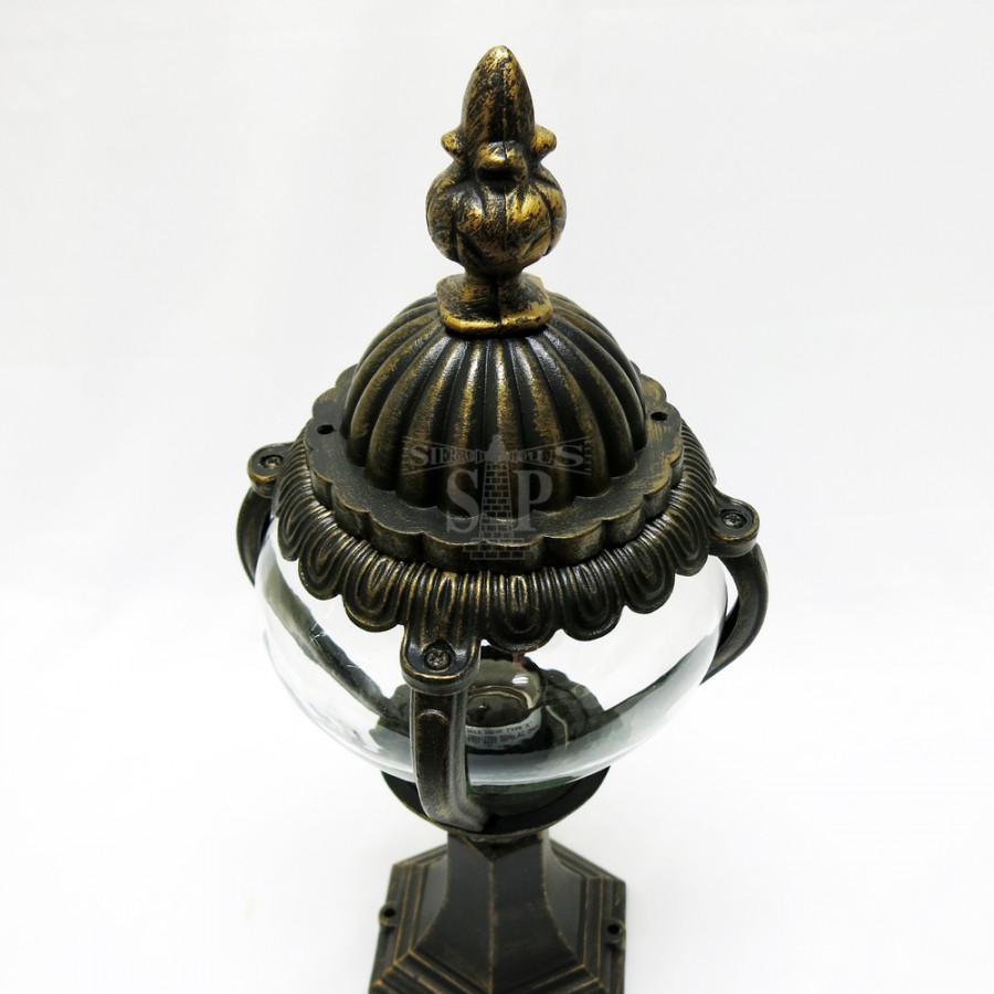 7219 Classic Outdoor Stand Gate Lamp For Pole / Pillar (Antique Bronze)