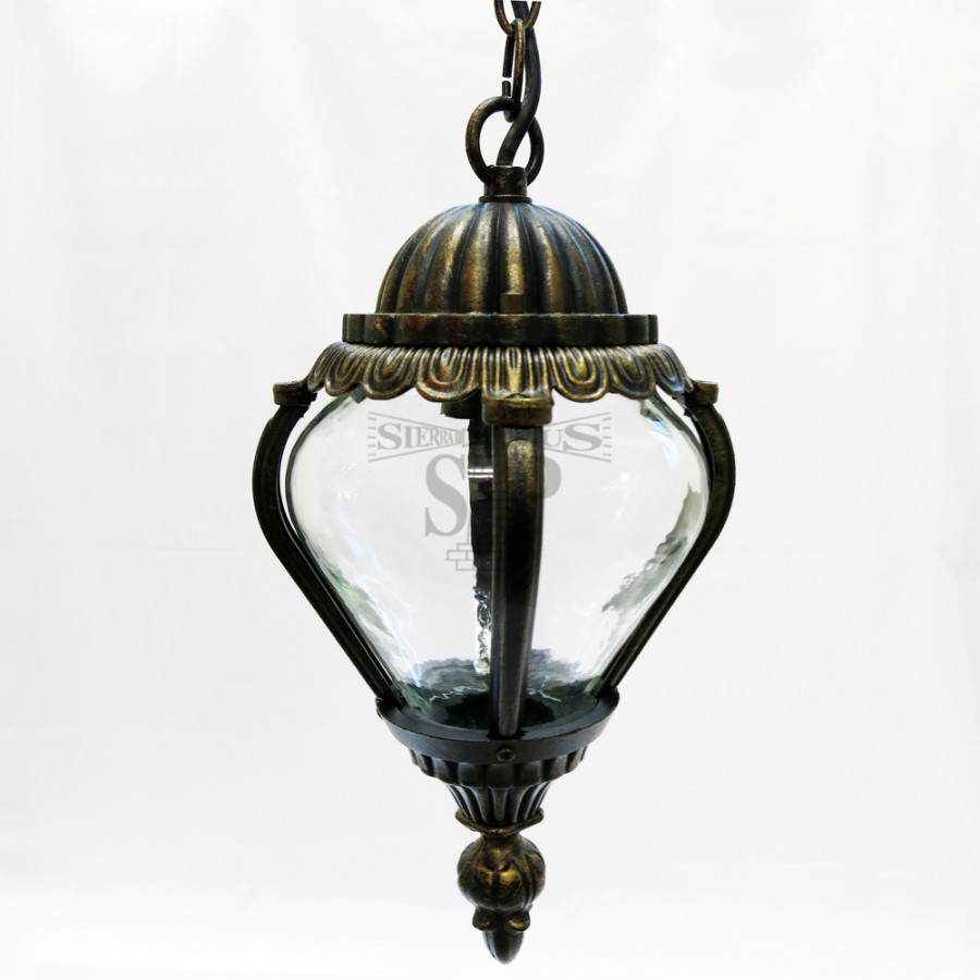 8027 Classic Outdoor Pendant Ceiling Gate Lamp (Antique Bronze)