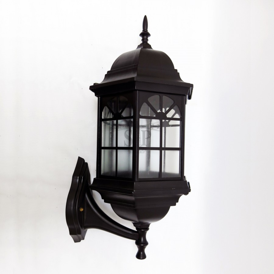 07 Classic Outdoor Wall Gate Lamp (Black)