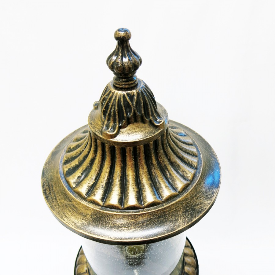 3B Classic Outdoor Stand Gate Lamp For Pole / Pillar (Antique Bronze