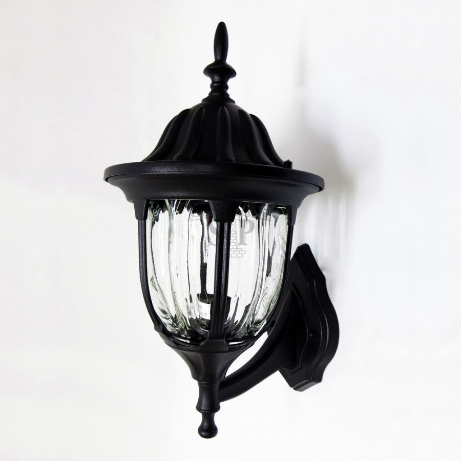 4046 Classic Outdoor Wall Gate Lamp (Black)