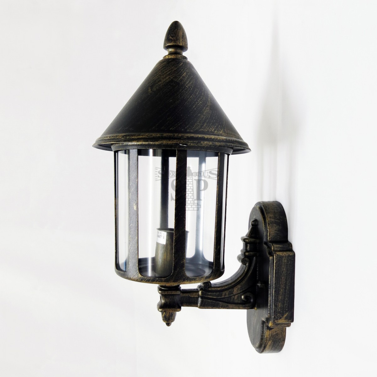4129 Classic Outdoor Wall Gate Lamp (Antique Bronze)