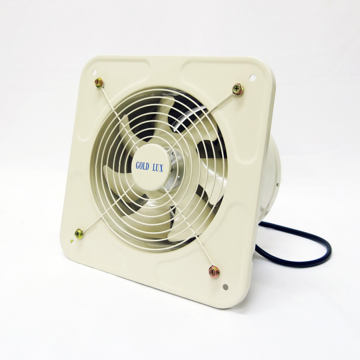GOLD LUX 8inch Industrial Exhaust Fan c/w Guard [Recessed Type] (Beige)
