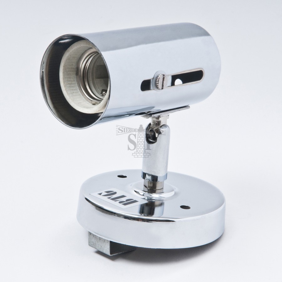 0013 Directional Display Light E27 Spot Light Holder c/w 5cm Rod & L ...