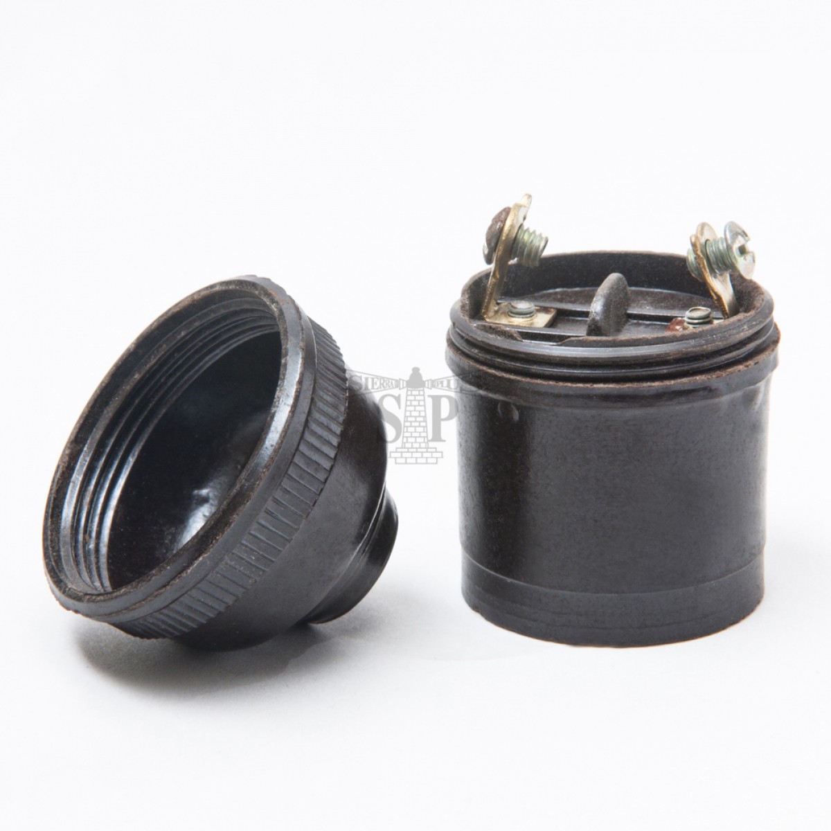 218 E27 Lamp Holder / Socket Light Bulb Holder (Black)