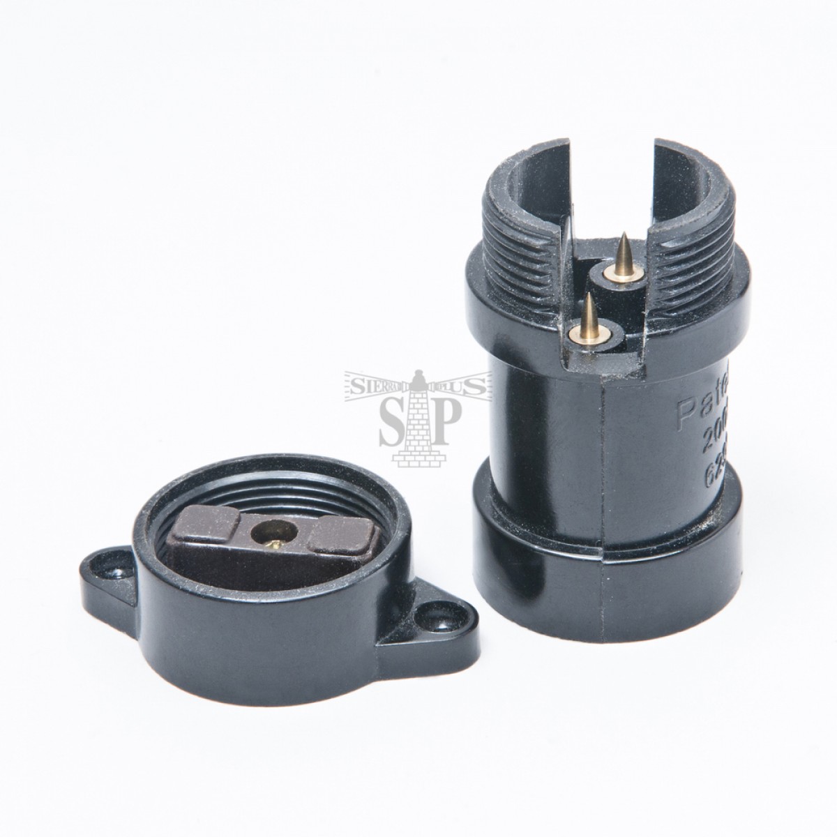 SFH 383 E27 Wedge Lamp Holder / Socket Light Bulb Holder [Weatherproof] (Black)