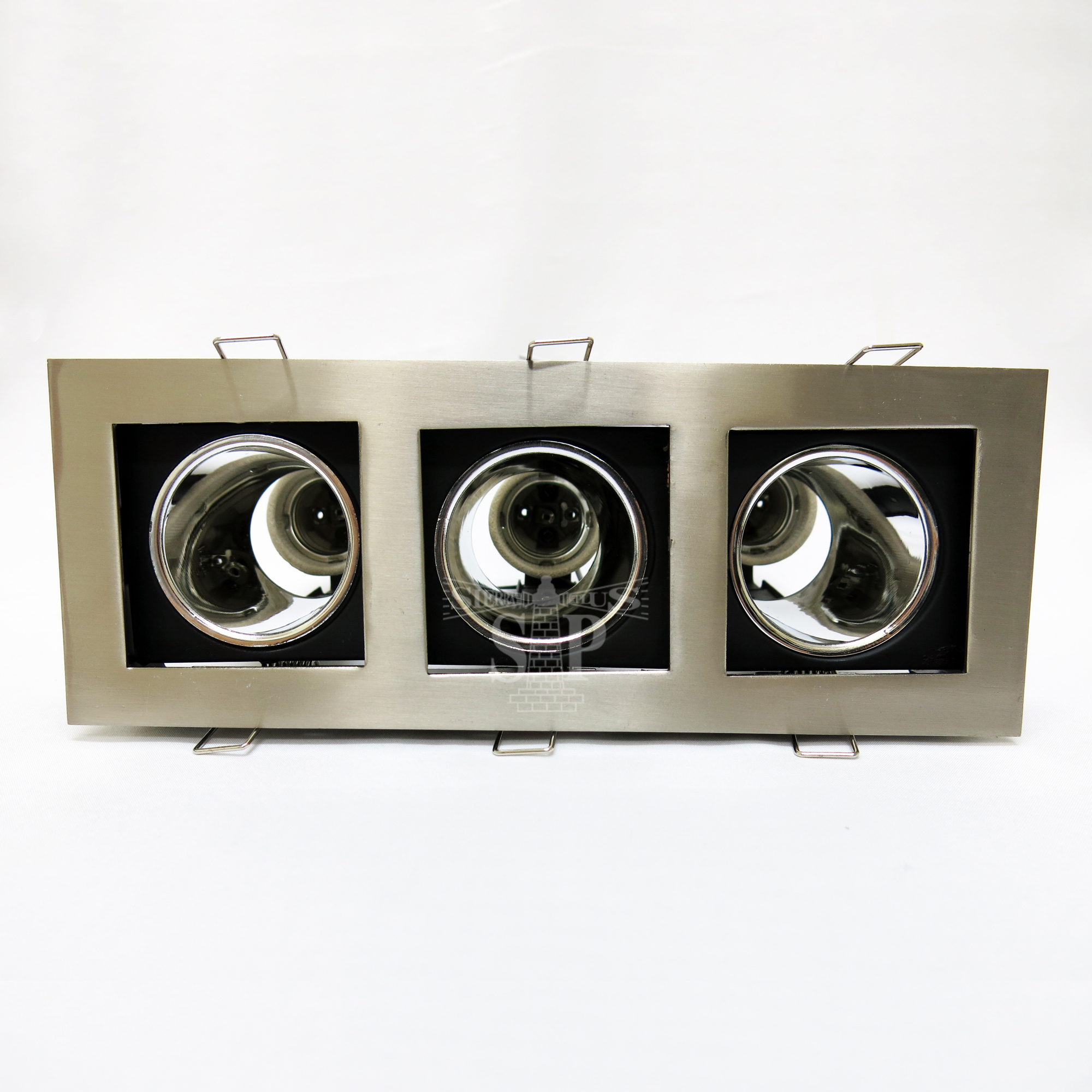 401/3L 6inch E27 Down Light Square Bracket c/w Reflector [Recessed