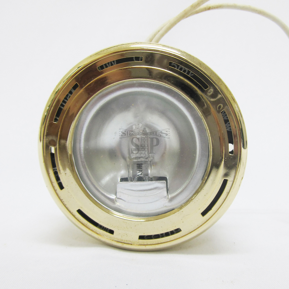2201 Light (Gold) c/w 12V 20W G4 Rocket Bulb