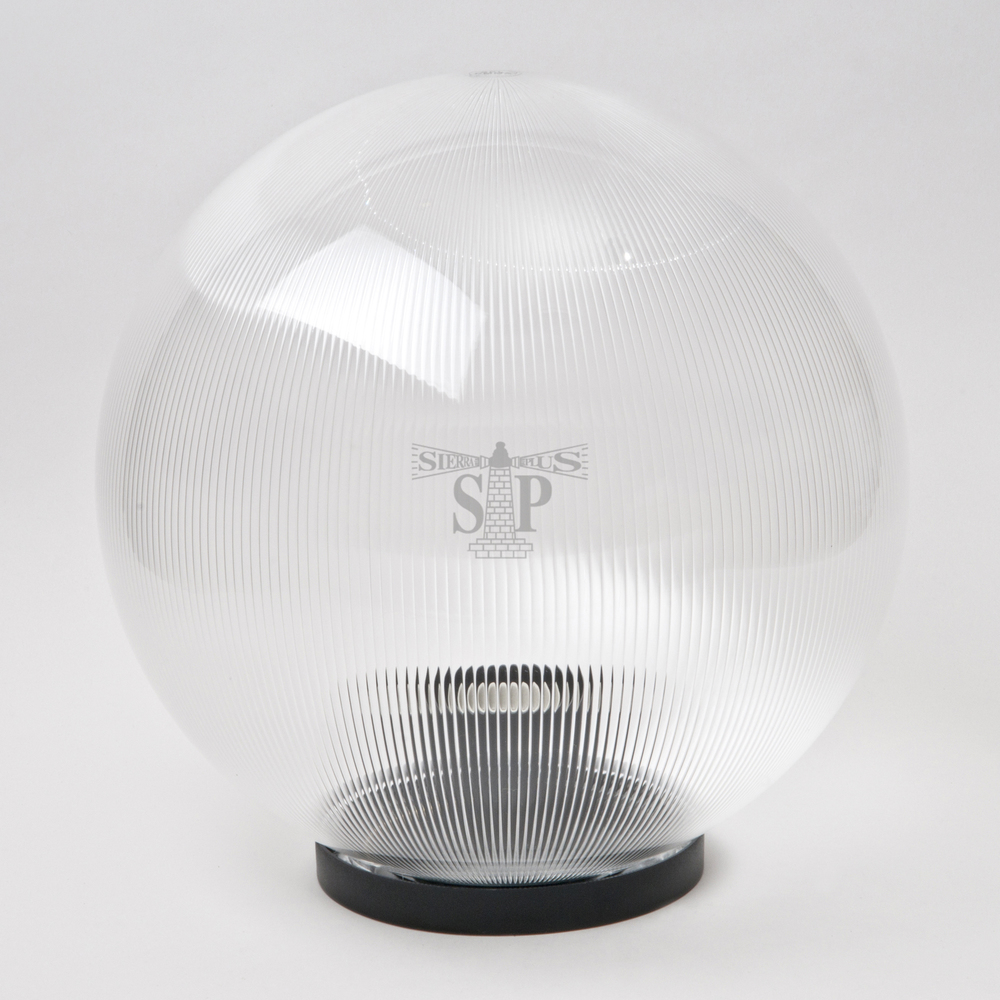 16inch E27 Outdoor Globe Light/Gate Light For Pole (Prismatic Clear)