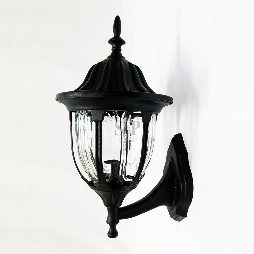 4046 Classic Outdoor Wall Gate Lamp (Black)