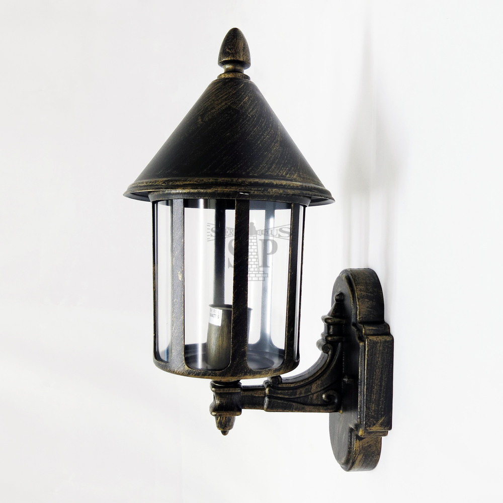 4129 Classic Outdoor Wall Gate Lamp (Antique Bronze)