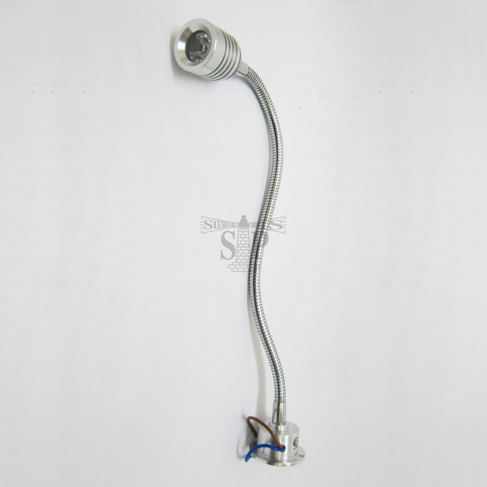 8612 Directional / Adjustable LED Bulb c/w Base and 30cm Flexible and ...