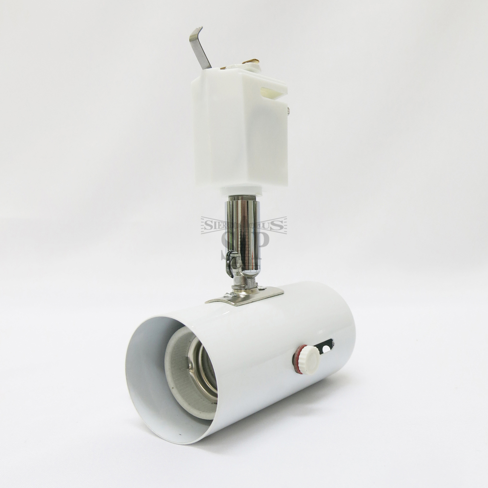 4004 Track Light c/w E27 Spot Light Holder (White)